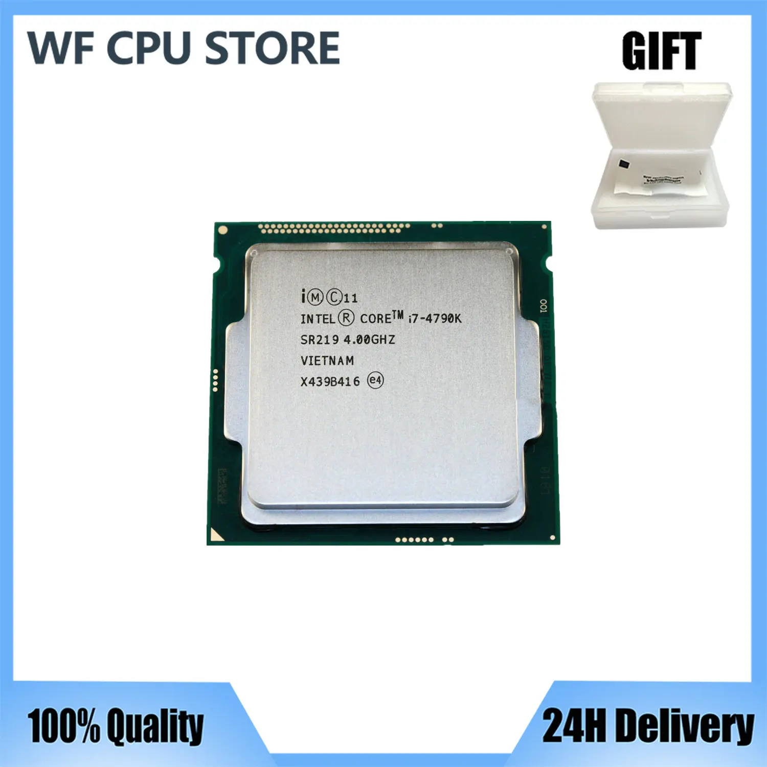 Processore Cpu Intel Core I7-4790K I7 4790K 4.0 Ghz Quad-Core A Otto Thread 88W 8M Lga 1150