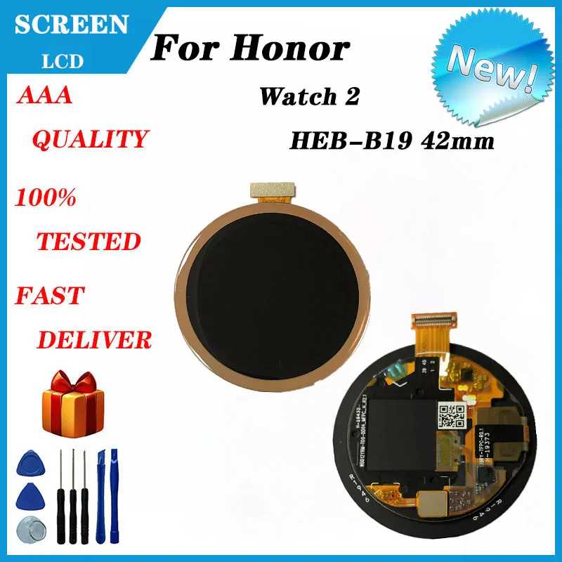 Per Honor Magic Watch 2 Heb-B19 42Mm Smart Watch Display Lcd Touch Panel Digitizer Per Honor Watch 2 Heb-B19 42Mm Display Amoled