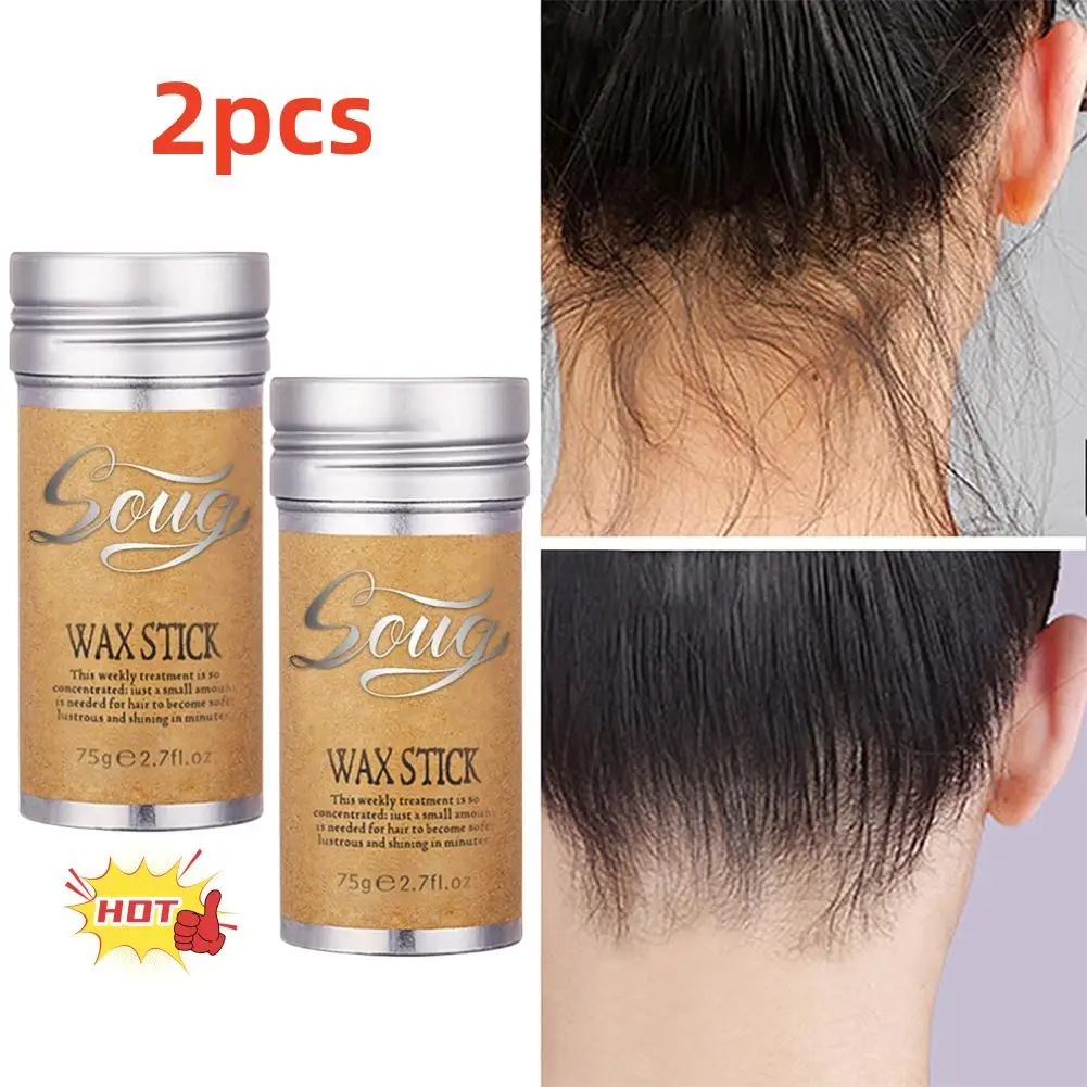 2/1Pcs Stick Di Cera Per Capelli Professionale Stick Di Cera Per Capelli Crema Gel Stick Di Cera Per Capelli Stile Non Grasso Per Uomo Donna Artefatto
