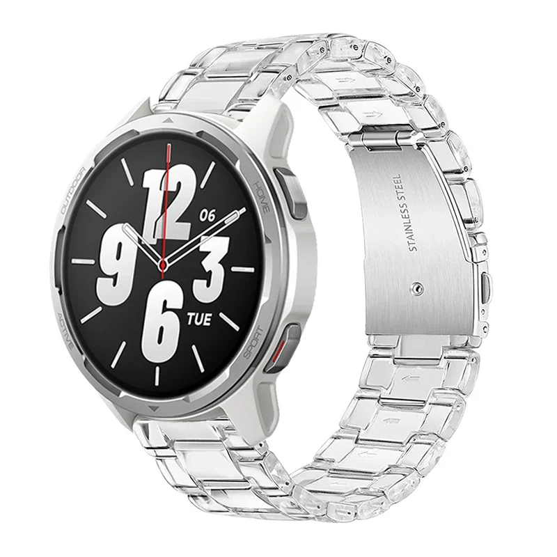 Cinturino In Resina Trasparente Per Xiaomi Watch S1 Active Smartwatch Band Per Xiaomi Watch S1 Pro Wristband Per Xiaomi Watch S3 S2 Bracciali