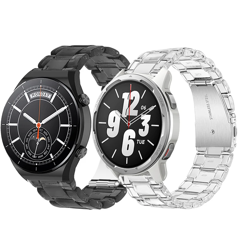 Per Xiaomi Watch S1 Active Clear Resin Bracciali Per Xiaomi Watch S3 S2 Cinturino Per Xiaomi Watch S1 Pro Cinturino Di Ricambio
