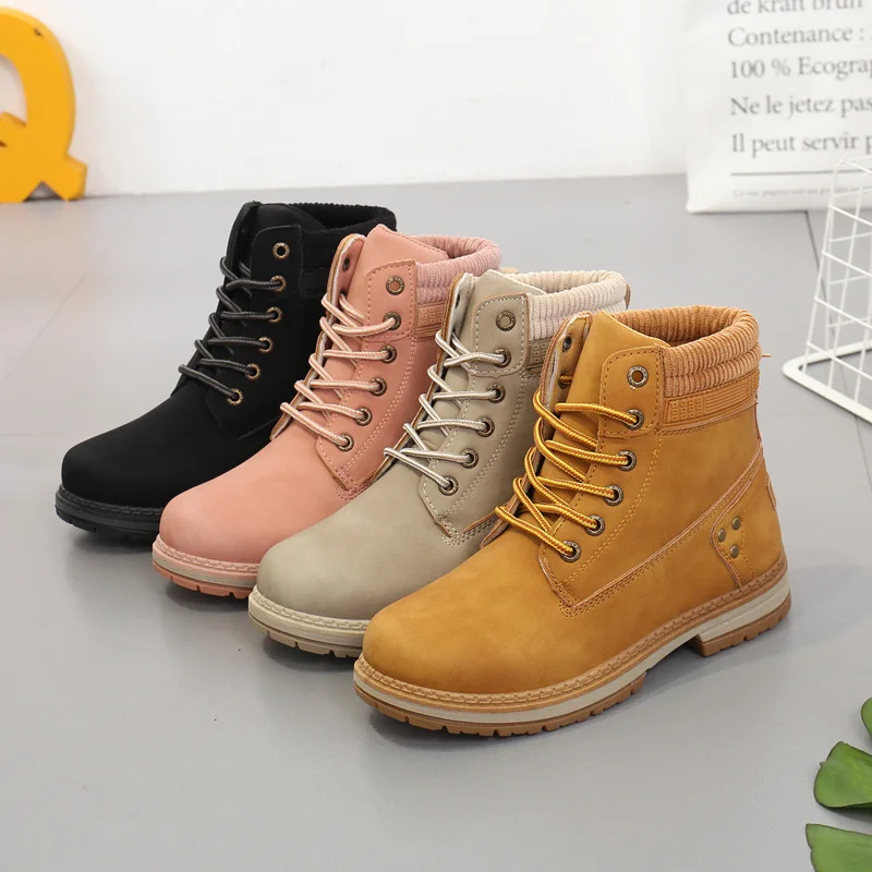 2022 Scarpe Invernali Donna Stivali Da Neve Caldi Stivaletti Da Donna Stivaletti Da Esterno Con Fondo Spesso Stivaletti Rosa