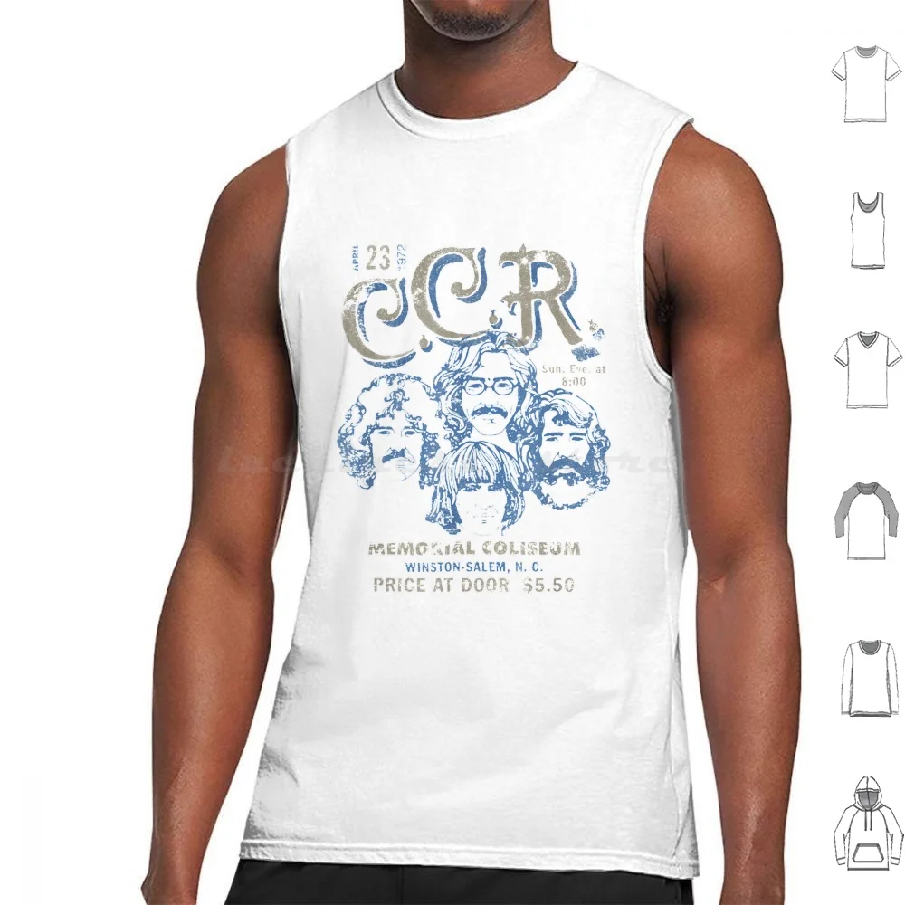 Creedence 596 Revival Sketch Canotte Gilet Senza Maniche Creedence 596 Revival Creedence Ccr Music Revival Classic