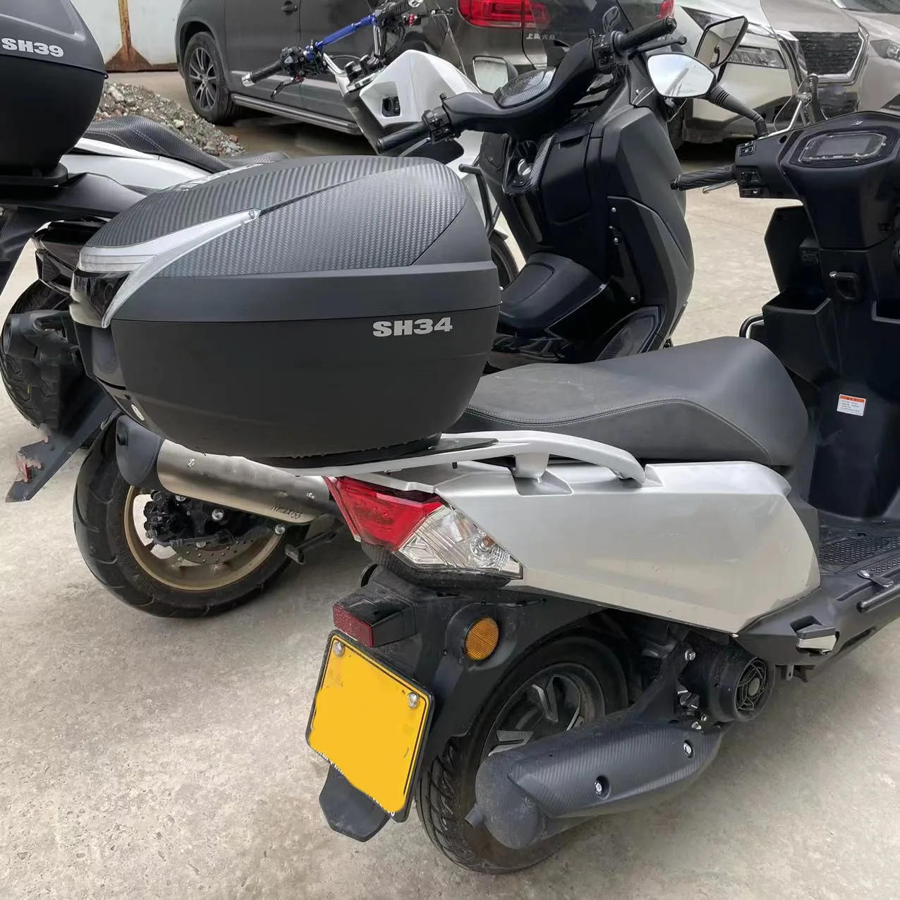 Motociclo Modificato Per Sh34 Sh39 Sh47 Bauletto Posteriore Bauletto Portaoggetti Bauletto Bauletto Bauletto Per Shad Sh34 Sh39 Sh47