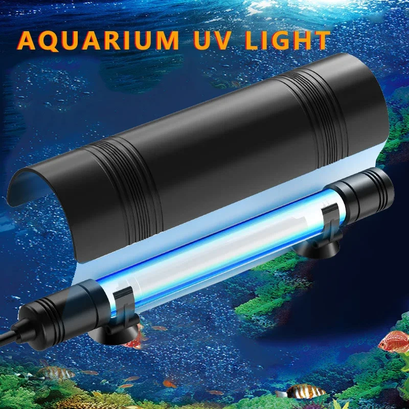 Luce Per Acquario Sterilizzazione Uv Lampada Per Laghetto Per Pesci Incorporata Luminaria Aquario Marinho Accessori Per La Sterilizzazione Del Serbato