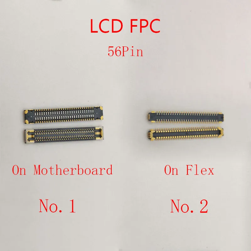 10 Pz 56 54 Pin Schermo Lcd Connettore Fpc A Bordo Per Samsung Galaxy Note20 S20U S20 Ultar/Plus Caricatore Usb Antenna Wifi