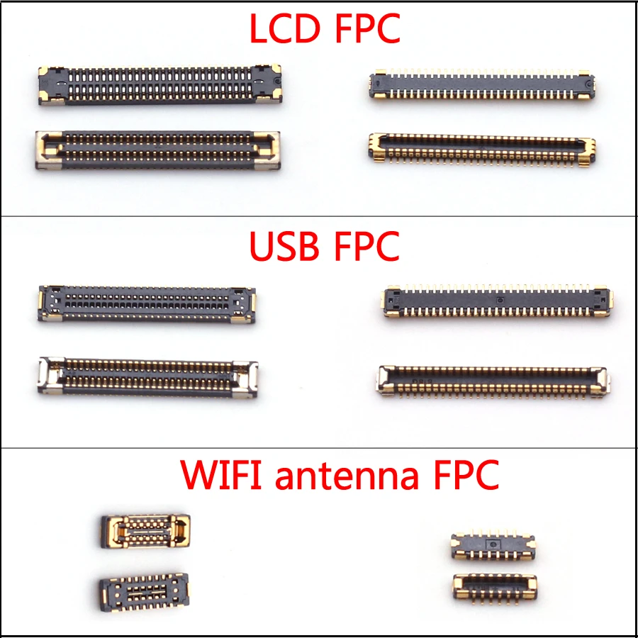 10 Pz 56 54 Pin Schermo Lcd Connettore Fpc A Bordo Per Samsung Galaxy Note20 S20U S20 Ultar/Plus Caricatore Usb Antenna Wifi