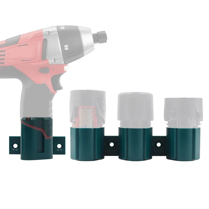 Per Makita Per Bosch 10.8V Per Milwaukee 12V Batteria E Portautensili Kit Portautensili A Parete Rack Tools Batterie Staffa Fissa