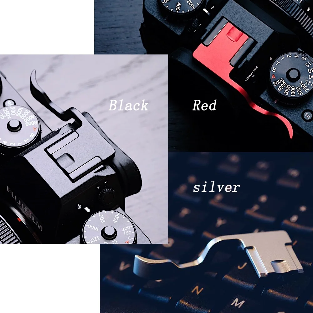 Impugnatura Fujifilm Xs20 Thumb Rest Thumb Grip Hot Shoe Per Fujifilm Xs20 Xs10 Xt1 Xt2 Xt3 Xt20 Xt30 Xt10 Xt30 Ii