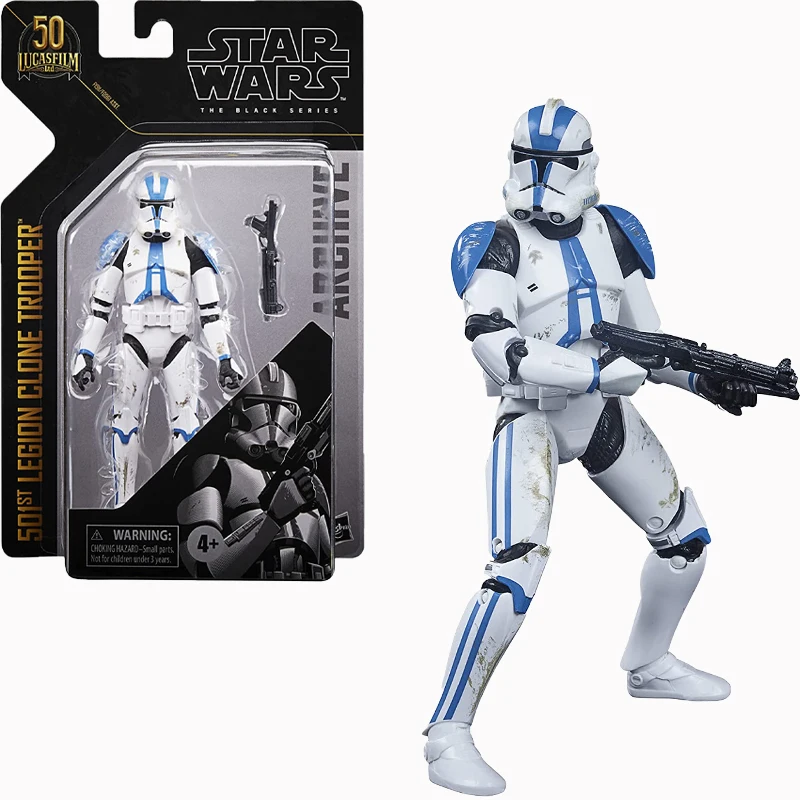 Star Wars The Black Series Archive Collection 501St Legion Clone Trooper The Clone Wars 50Th Anniversary Action Figure Toys