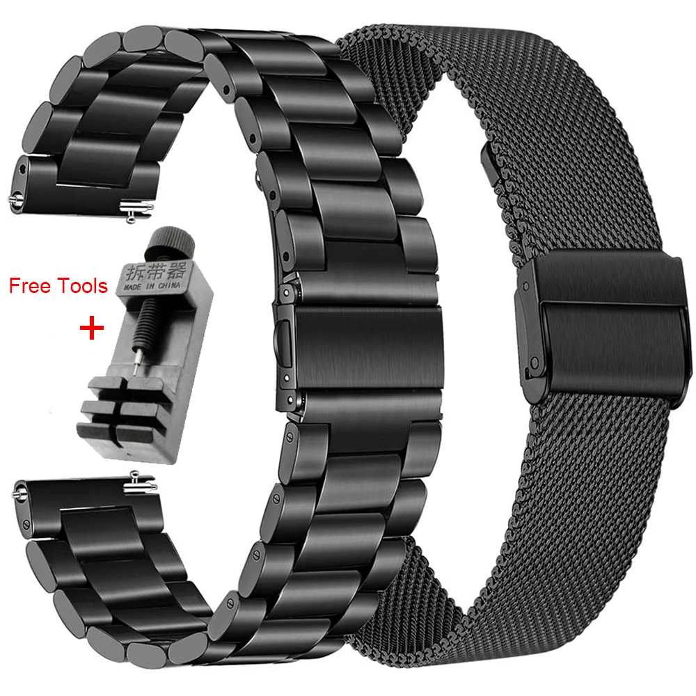 Cinturini In Acciaio Per Samsung Galaxy Watch Active2 Active2 40 44Mm Cinturino In Metallo Da 20Mm Per Cinturini Galaxy Watch 42Mm 3 41Mm Correa