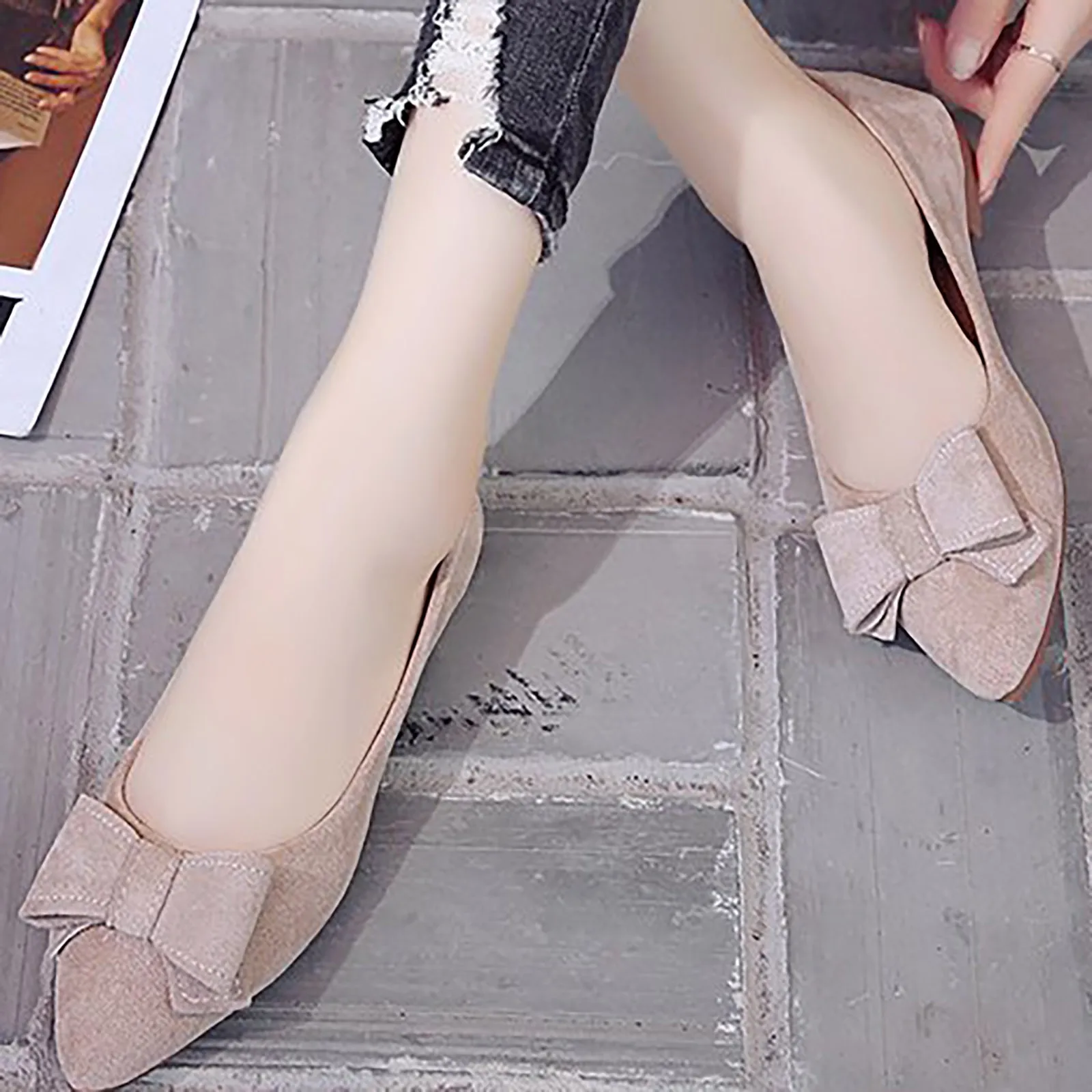 Sandalias Mujer Verano 2023 Comodas Sweet Butterfly Sandali Piatti Fibbia Comode Scarpe Basse Scarpe Con Suola Morbida Sandali Piatti