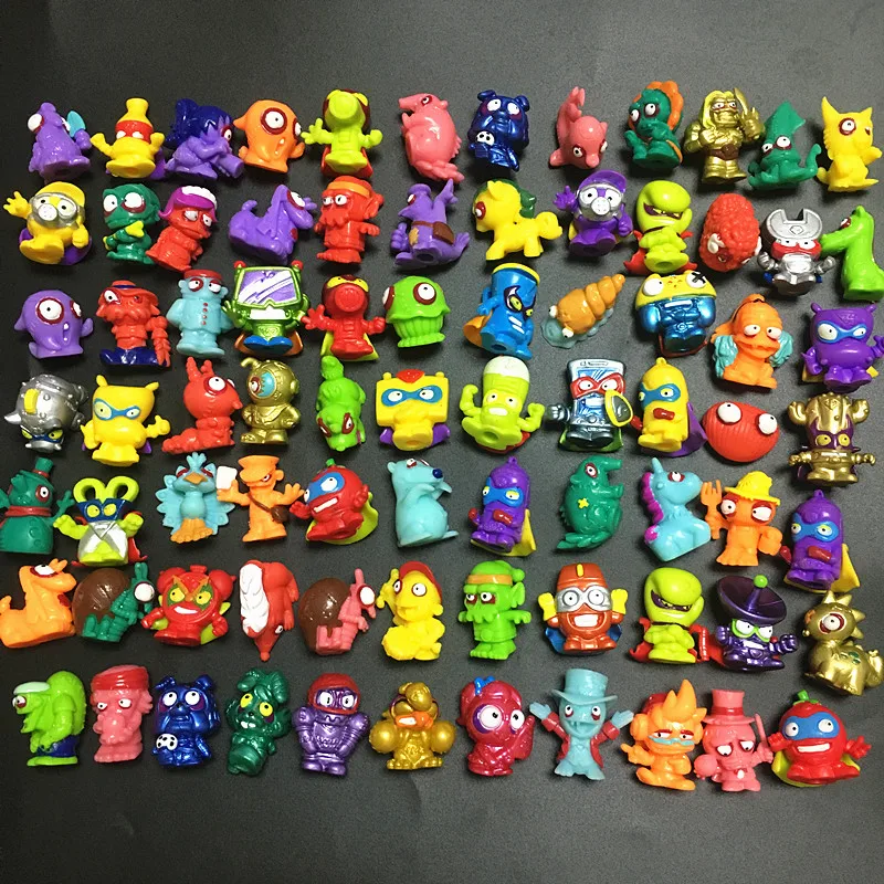 10Pcs Superzings Originali Superthings Anime Trash Action Figures Rare Superzings Puzzle Kactor Limited Collection Toys For Kids