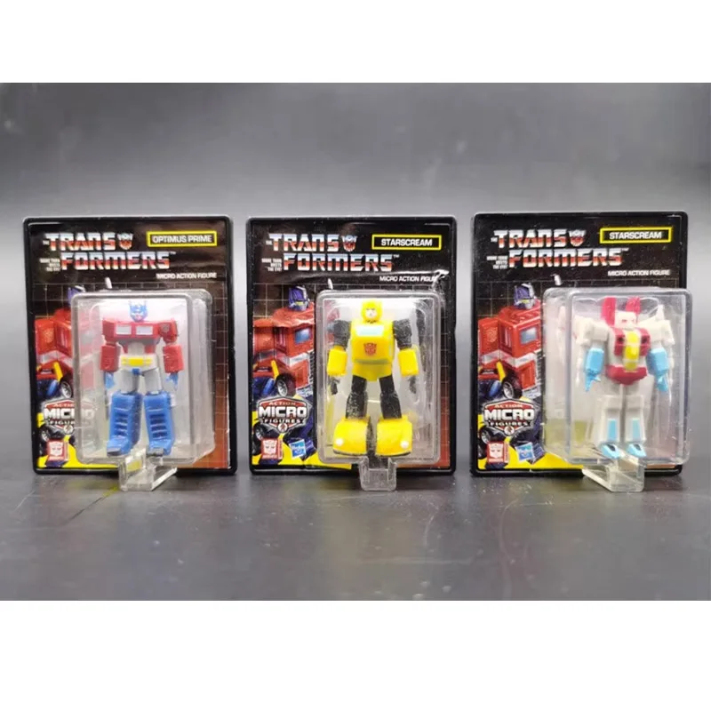 Y Anime Transformers Mini Collection Deformazione Giocattolo Optimus Prime Bumblebee Starscream Action Figures Modello Regali Per Bambini