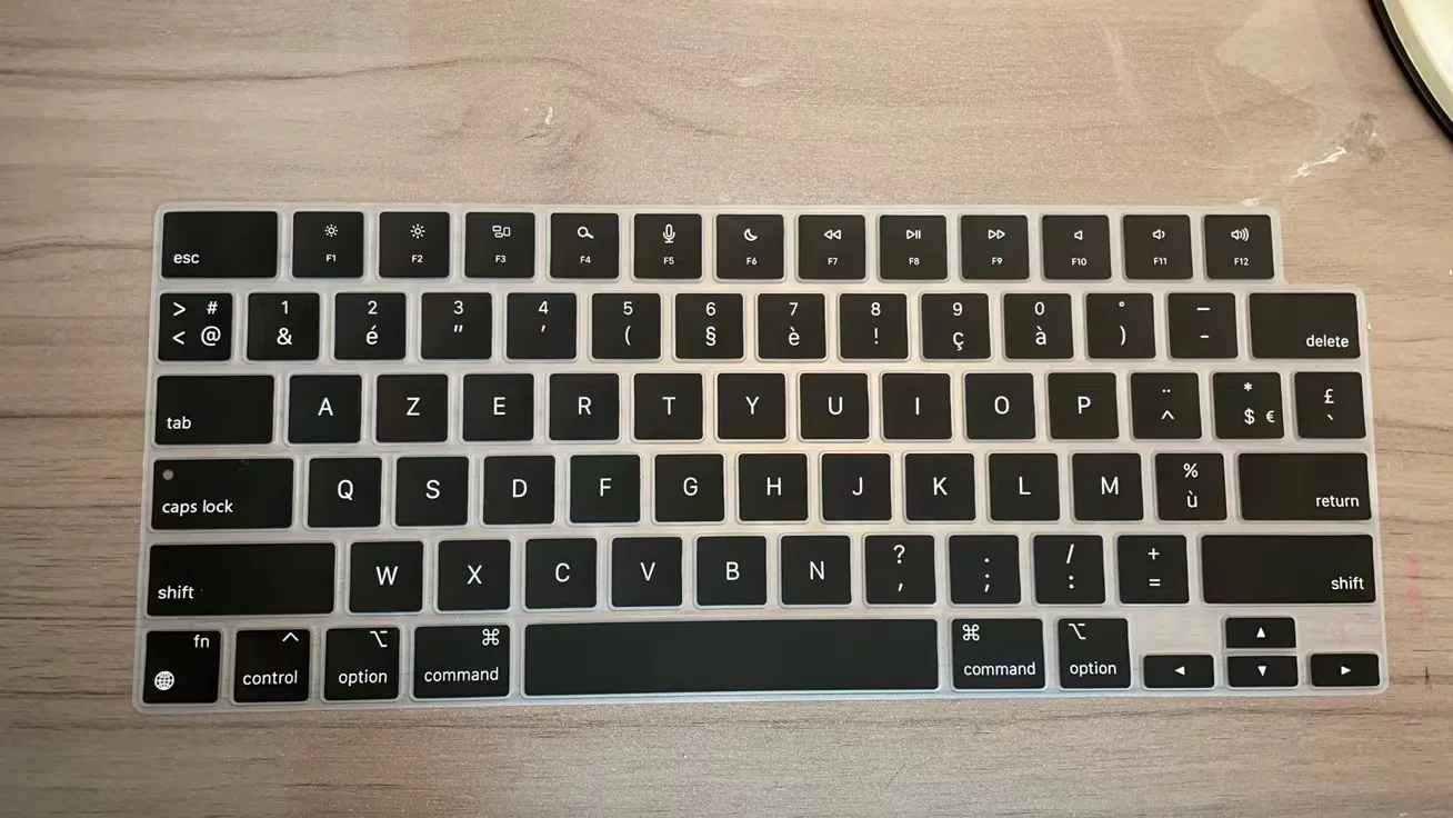 Cover Per Tastiera Azerty Francese Per Macbook Air 13 "A2681 Macbook Pro 14" Con M1/M2 Pro/Max Macbook Air 15 "M2 A2941 A2485 A2780