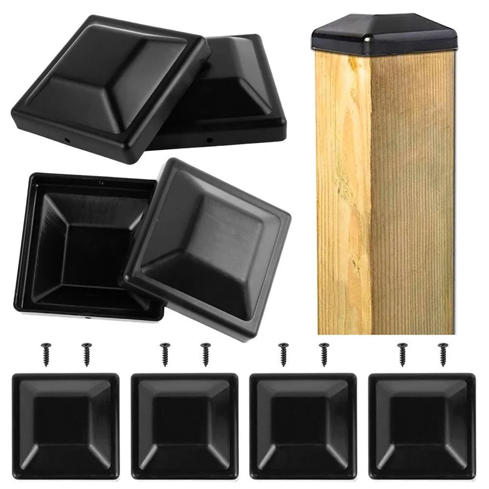4X Recinzione Post Cap Copertura Protezione Edifici Da Giardino Recinzione Post Cap Protezione Post Cap Outdoor Post Cap Forniture Da Giardino