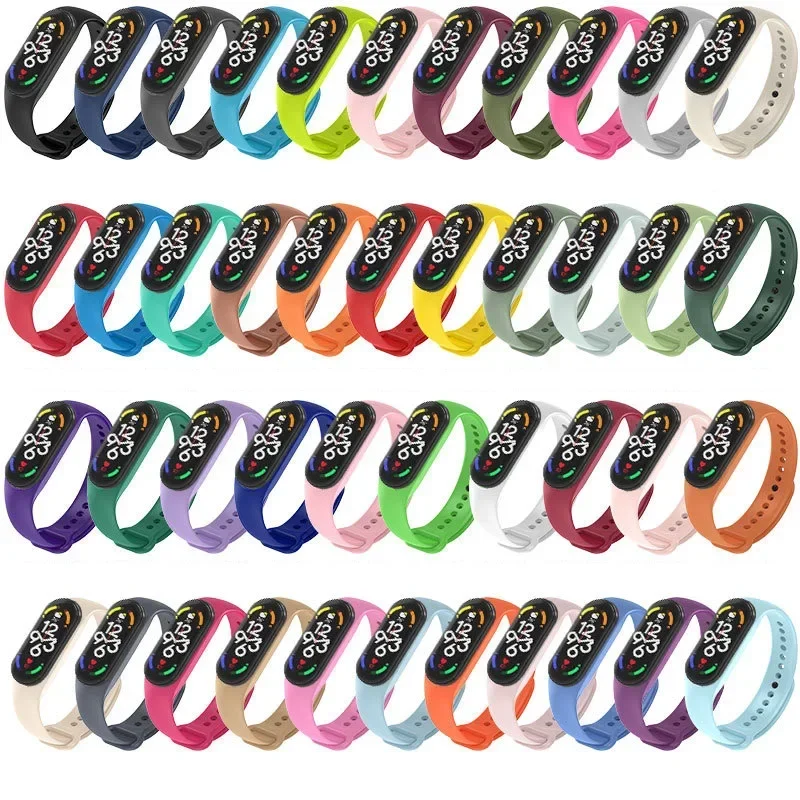 Per Xiaomi Bracciale Per Mi Band 6/7 Cinturino Nylon Sport Loop Watch Belt Pulsera Correa Tpu Mi Band Braccialetti Per Xiaomi Bracciale