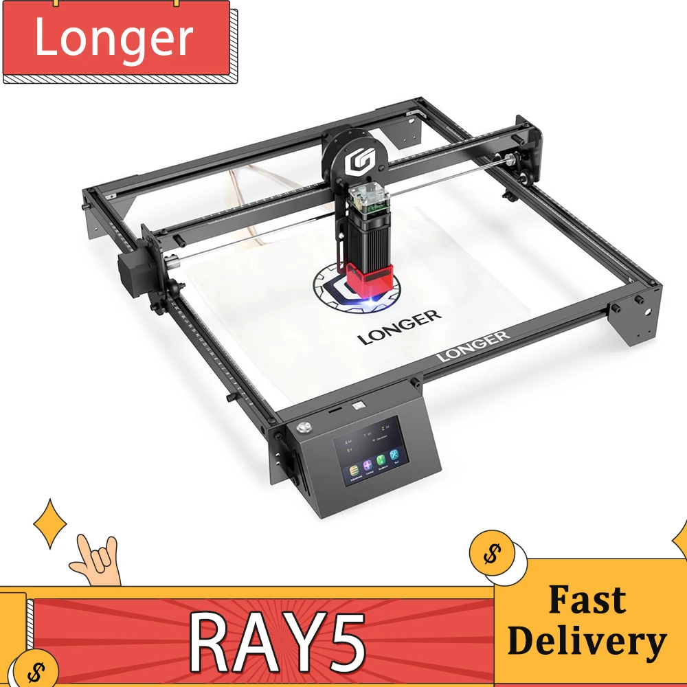 Più Lungo Ray5 Incisore Laser Chipset A 32 Bit Connessione Wifi Con Touch Screen E Intaglio Offline Compatibile Con Windows/Mac/Linu