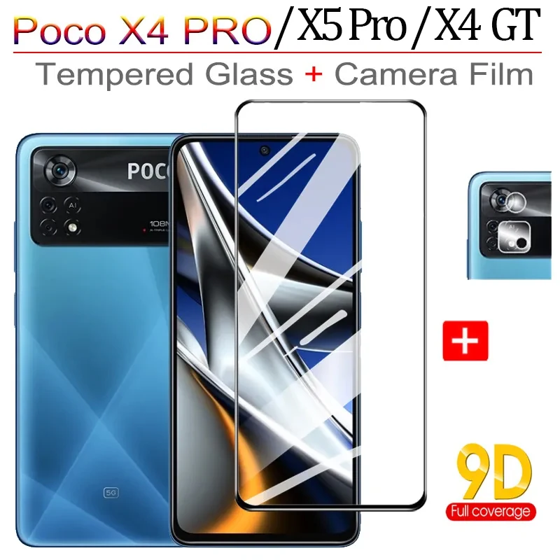 Poco X4 Pro, Poco X5 Vetro Temperato Per Xiaomi Poco X5 Pro Screen Protector Poco X5 X3 X4 Gt X4 Pro Panzerglas Kamera Poko X4 Pro Glasfolie Für Poco 