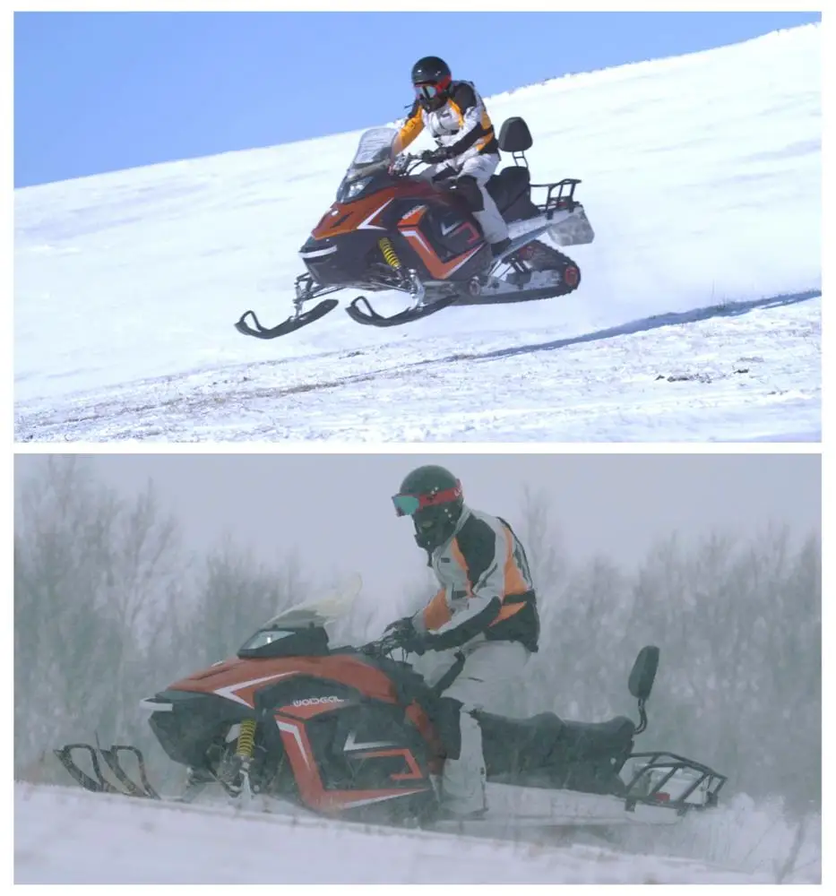 300Cc Due Persone Giro In Slitta Potente Moto Da Neve Cinese Hy300 Snowmobilecustom