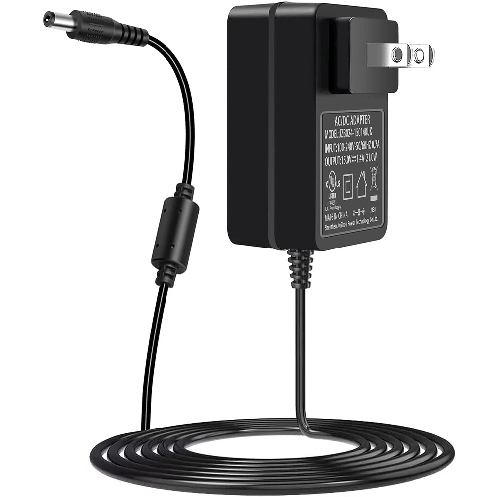 Adattatore Ca Per Caricabatterie 15V 1.4A Per Alexa Echo 1A 2A Generazione, Echo Show 5 (3A Generazione), Echo Show 1St Gen, Echo Plus 1St Gen, Echo
