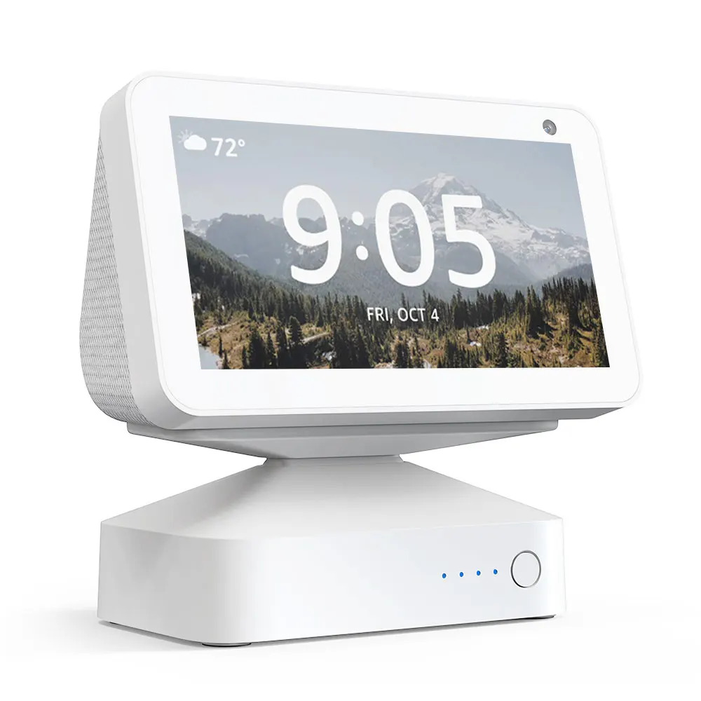 Ggmm Alexa Echo Show 5(1St & 2Nd) Base Batteria Alexa Amazon Support Echo Show 5 Stand Accessori Portatili Alexa