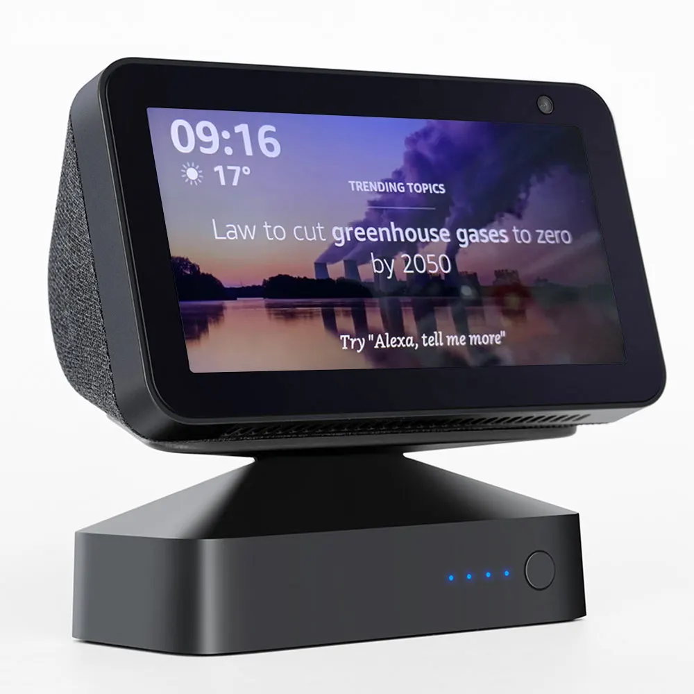 Ggmm Base Originale Echo Show 5 Base Batteria Amazon Echo Show Supporto Alexa Echo Show 5 Stand Amazon Warehouse Spedizione Veloce