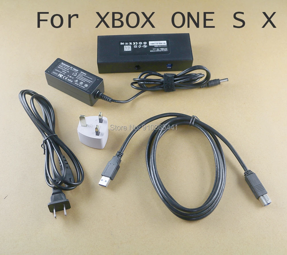 Adattatore 1Pc Per Xbox One S Per Xbox One X Kinect Adattatore Usb 3.0 Spina Us/Eu/Uk Alimentatore Adattatore Ca Usb Per Xbox One S X