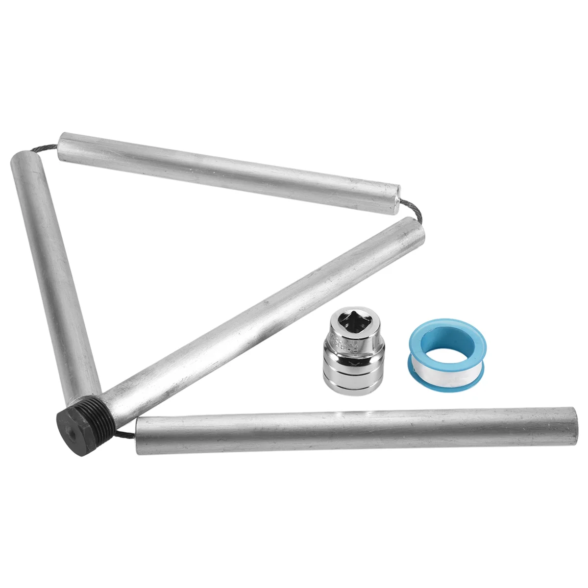 Rv Scaldabagno Magnesio-Asta Anodo Flessibile 3/4 Npt Cintura Filettata Strumento Manicotto Esagonale Scaldabagno Anodo Magnesio-Rod
