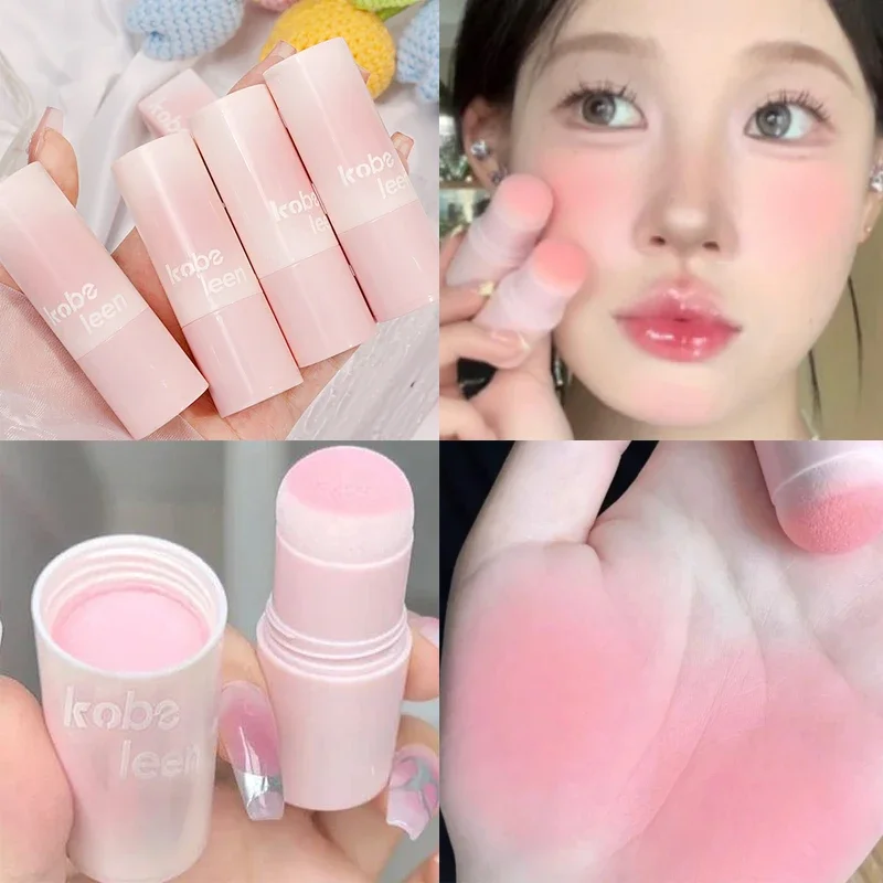 Waterproof Natural Cheek Blush Viso Nutriente Blush Eyeshadow Cream Stick Multiuso A Lunga Durata Blush Makeup Cosmetics