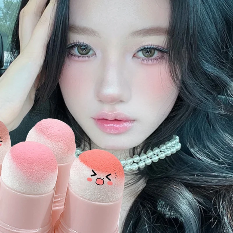 Double-Ended Liquid Cheek Blusher Stick Spugna Impermeabile Multiuso Occhi E Labbra Trucco Blush Stick Cosmetici Per Il Trucco Coreano
