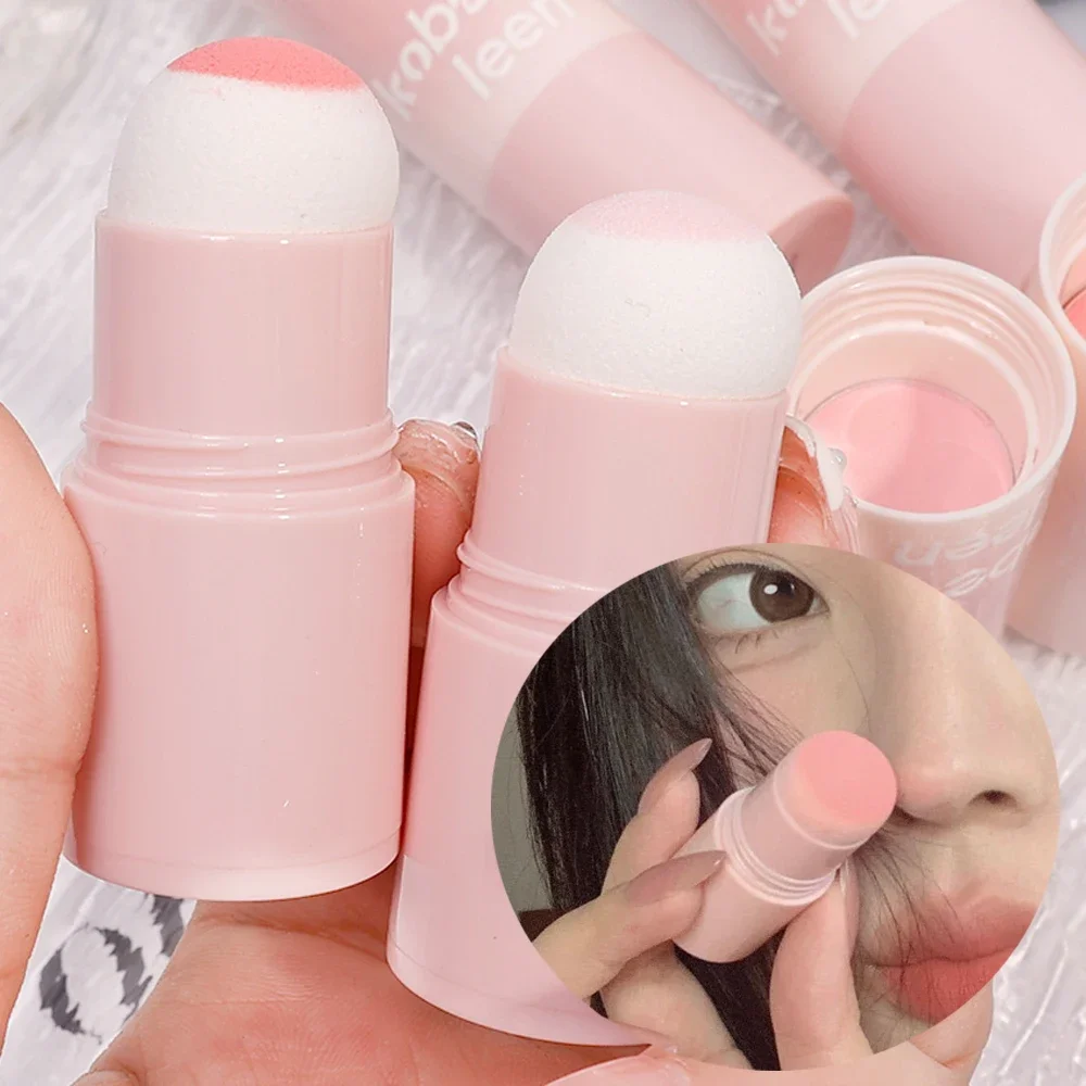 Double-Ended Liquid Cheek Blush Viso Nutriente Fard Stick Occhi E Labbra Impermeabili Trucco Blush Stick Cosmetici Con Spugna