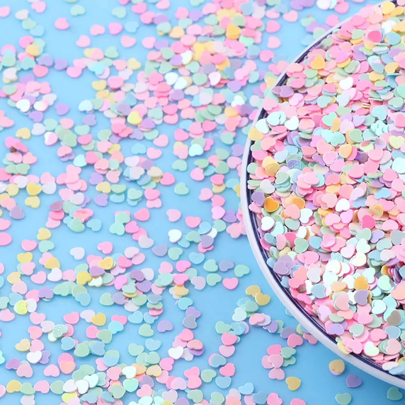 10G/20G/50G/Paillettes Per Unghie Paillettes A Cuore Solido Paillettes Per Nail Art Nail Art Nail Art, Coriandoli Per Decorazioni Per Matrimoni, Paill