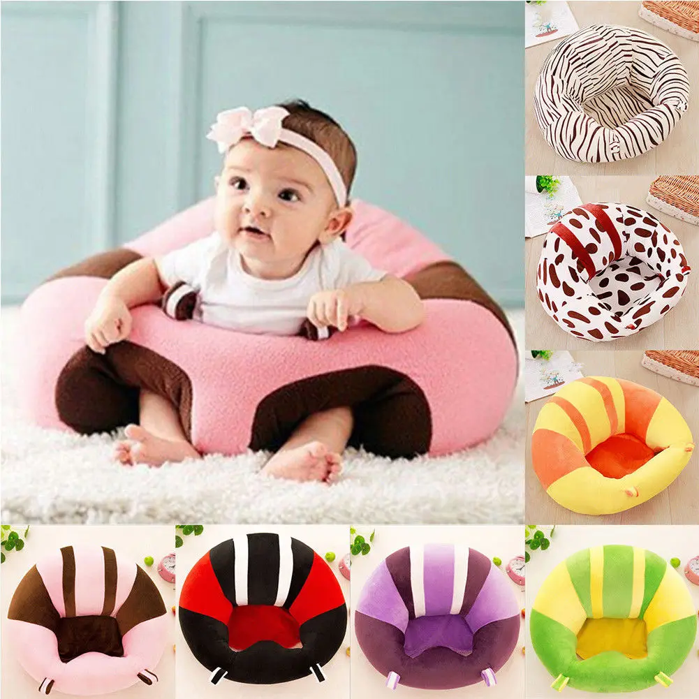 Infant Toddler Baby Kids Support Seat Sit Divano Cuscino Sedia Cuscino In Peluche Cuscino Soft Bean Bag Toy Animal Sofa Seat