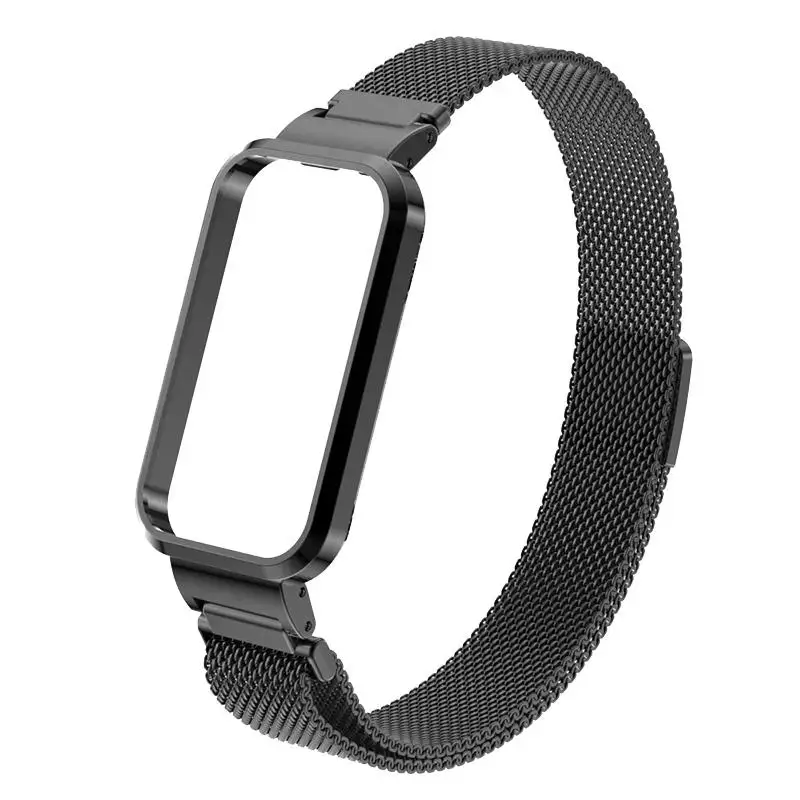 Cinturino Per Xiaomi Smart Band 8 Active Smart Watch Accessori Custodia Protettiva Cornice Per Mi Band 8 Active Magnetic Bracciale Cover