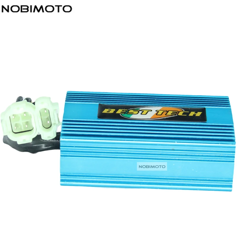 Racing 6 Pin Circolare Bobina Di Accensione Ac Gy6 Cdi Box Per Cg 125 250 Cc Atv Quad Parti Del Motore Del Motociclo Spedizione Gratuita Ignito