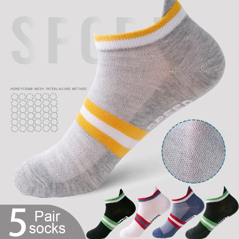 5 Paia/Lotto Primavera Autunno Calzini Da Uomo In Cotone A Tubo Lungo Da Uomo Calzini Sportivi Deodoranti Casual Assorbenti Dal Sudore Meias All'Ingro