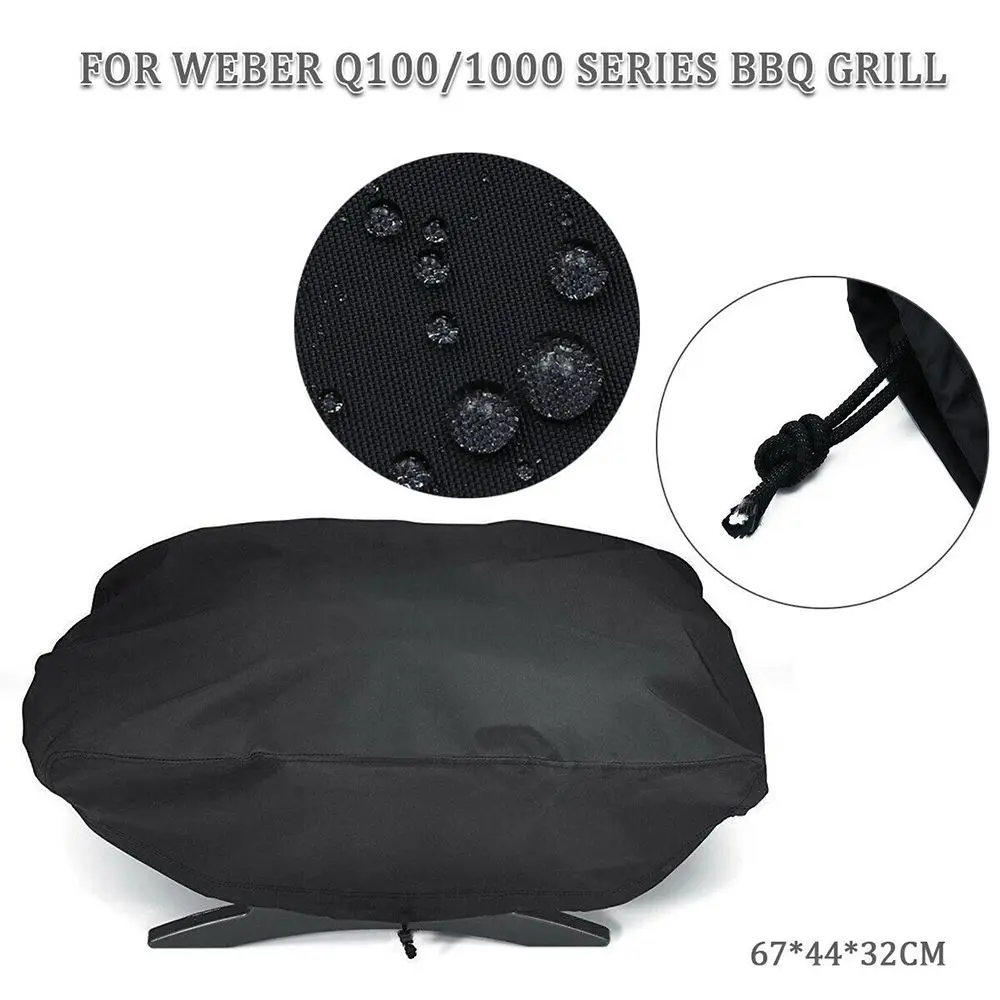 Impermeabile Resistente Per Weber Barbecue Protector Outdoor Bbq Cover Garden Patio Grill Coversfor Weber Q100 Q1000