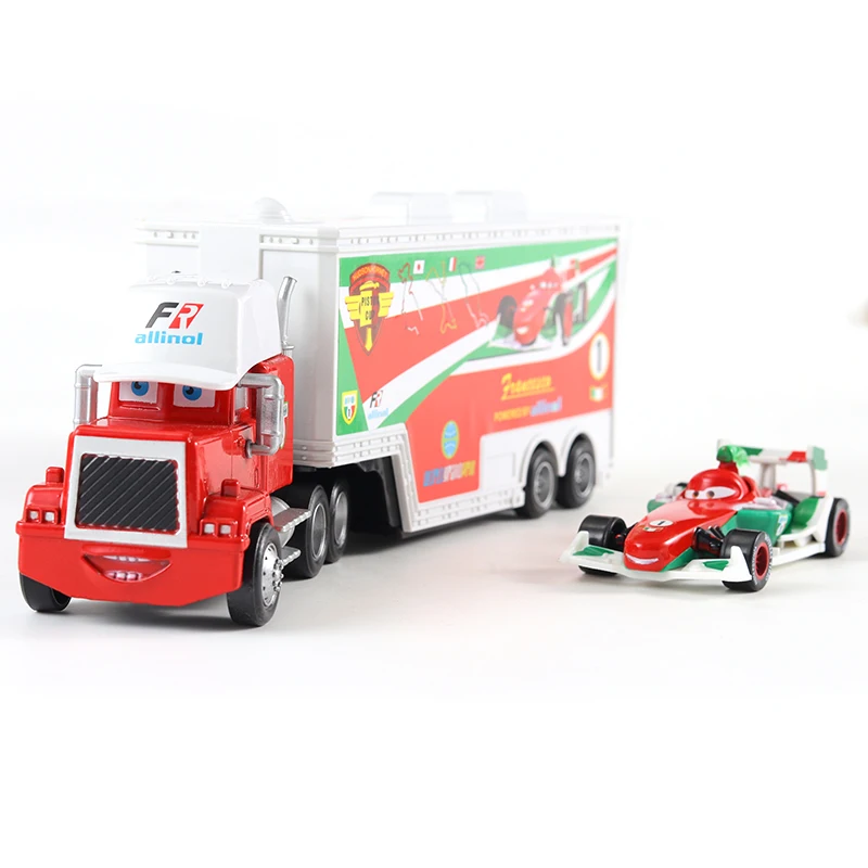 Auto Disney Pixar Cars Mack Uncle & Francis Diecast Toy Car Loose 1:55 Nuovo Di Zecca In Stock Disney Cars 3 Spedizione Gratuita