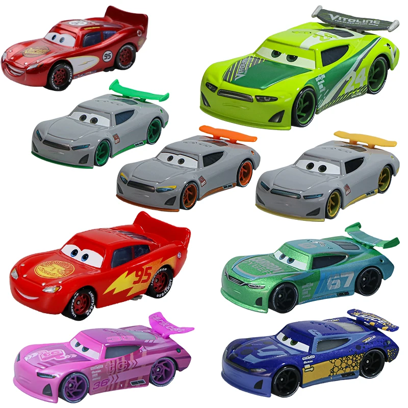 New Disney Cars Pixar Lightning Mcqueen Toys Cars Alloy Metal Model Car 1:55 Diecast Toys For Boys Birthday Christmas Gift