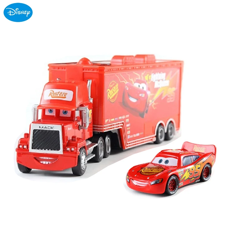 Disney Pixar Cars 3 Lightning Mcqueen Jackson Storm Ten Letter Horse Mac Uncle Truck Die Cast Model Toy Regalo Per Bambini