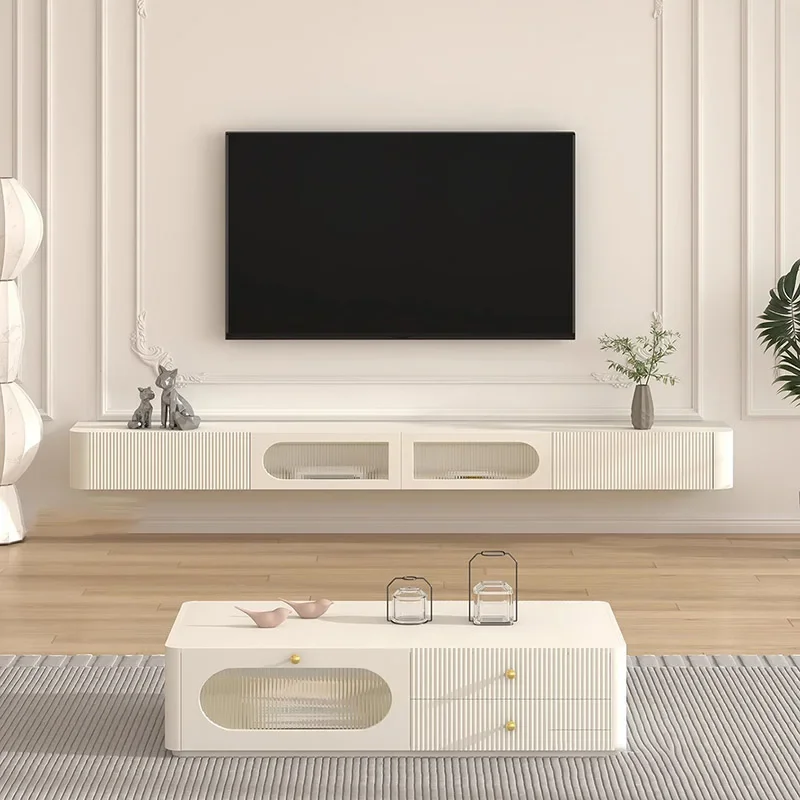 Laccato Tv Console Cabinet Mensola Bianca Comoda Semplice Comodino Nordic Rustico Fernseher Schrank Mobili Soggiorno Cy50Tc