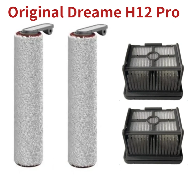 Originale Dreame H12 Pro Lavapavimenti Accessorio Per Aspirapolvere Filtro Hepa Lavabile Spazzola Per Tamburo Principale 4 Pezzi