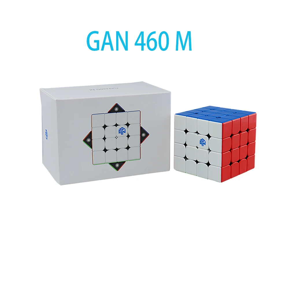 Gan 460 M 4X4 Magnetic Magic Cube Gan 460 M Speed Cube Gan460 M Puzzle Cube 4X4X4 Gan 460 Fidget Toys Per L'Ansia
