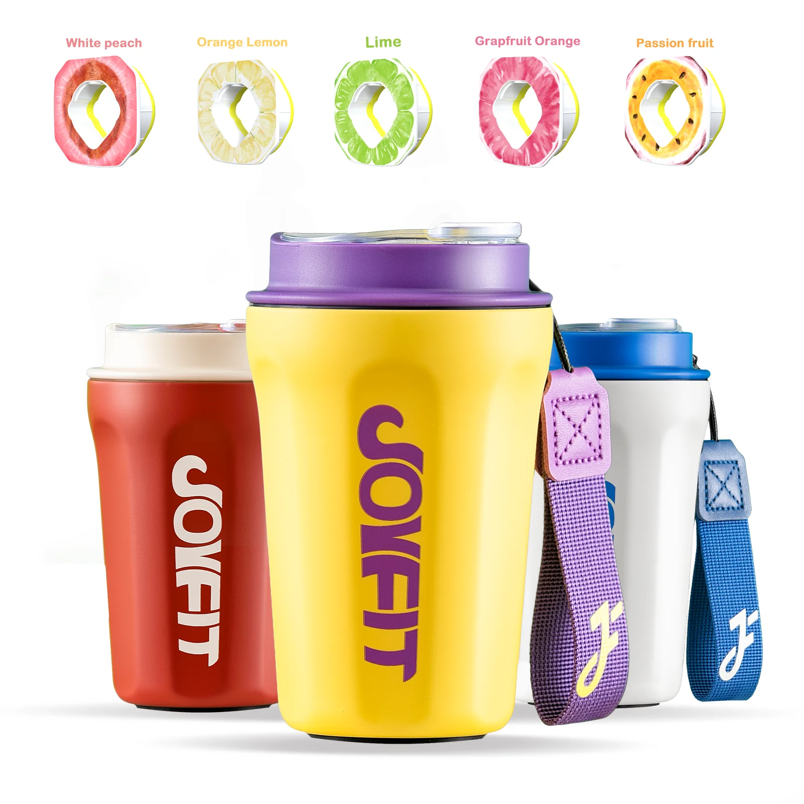 Joyfit Bere Odore Slaken Vacuum Flask Air Scent Up Bottiglia D'Acqua Al Gusto Aromatizzante In Acciaio Inossidabile Con Pod Al Gusto Di Impeccabile
