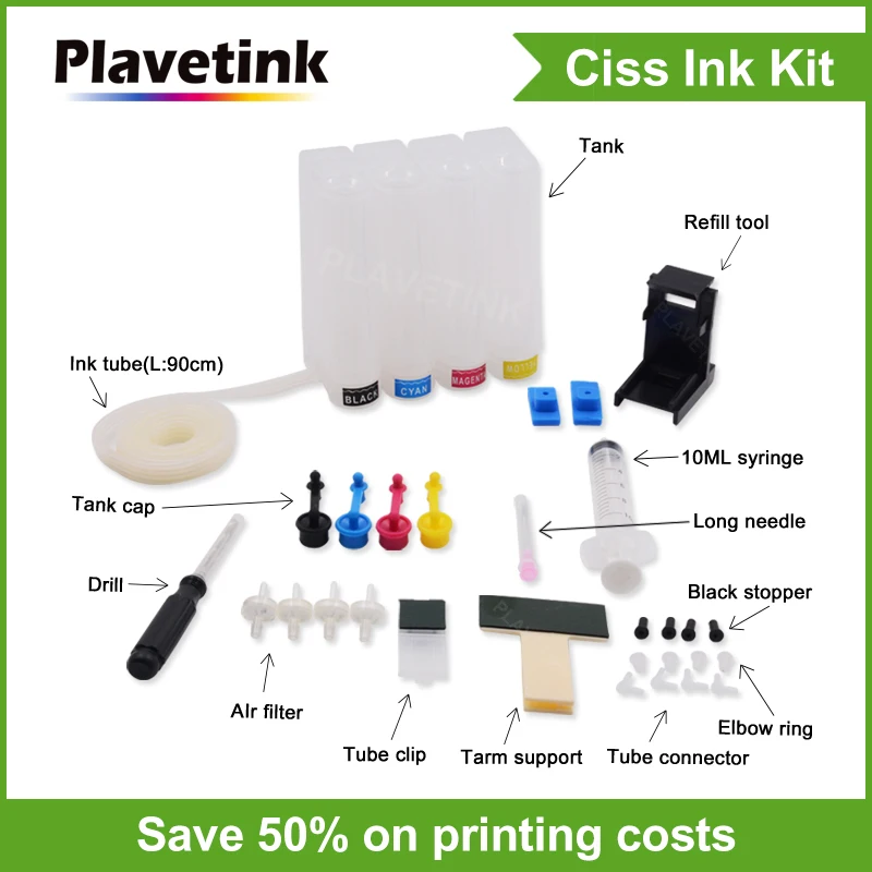 Ciss Sistema Continuo Di Inchiostro Per Canon Pg-440 Cl-441 Pg-445 Cl-446 Pg-510 Cl-511 Pg-512 Cl-513 Pg-545 Cl-546 Cartucce Per Stampanti