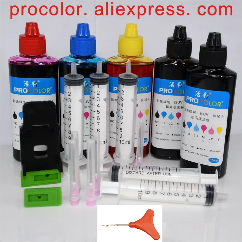 Ciss Kit Di Ricarica Di Inchiostro Della Tintura Per Canon Pg-545S Cl-546S Pg-545 Cl-546 545 546 Pixma Mg2450 Mg2550 Mg2550S Ip2850 Mg2400 Mg2450 Stam