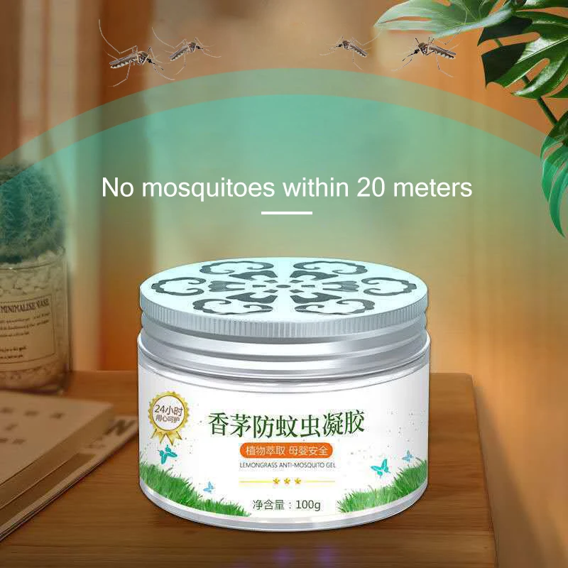 120G Repellente Per Zanzare Gel Pianta Citronella Crema Non Tossica Sicuro Per Bambini In Gravidanza Donne In Gravidanza Zanzare Killer Famiglia