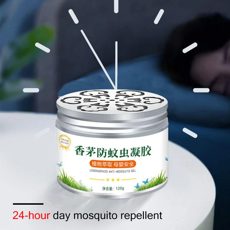 120G Repellente Per Zanzare Gel Pianta Citronella Crema Non Tossica Sicuro Per Bambini In Gravidanza Donne In Gravidanza Zanzare Killer Famiglia