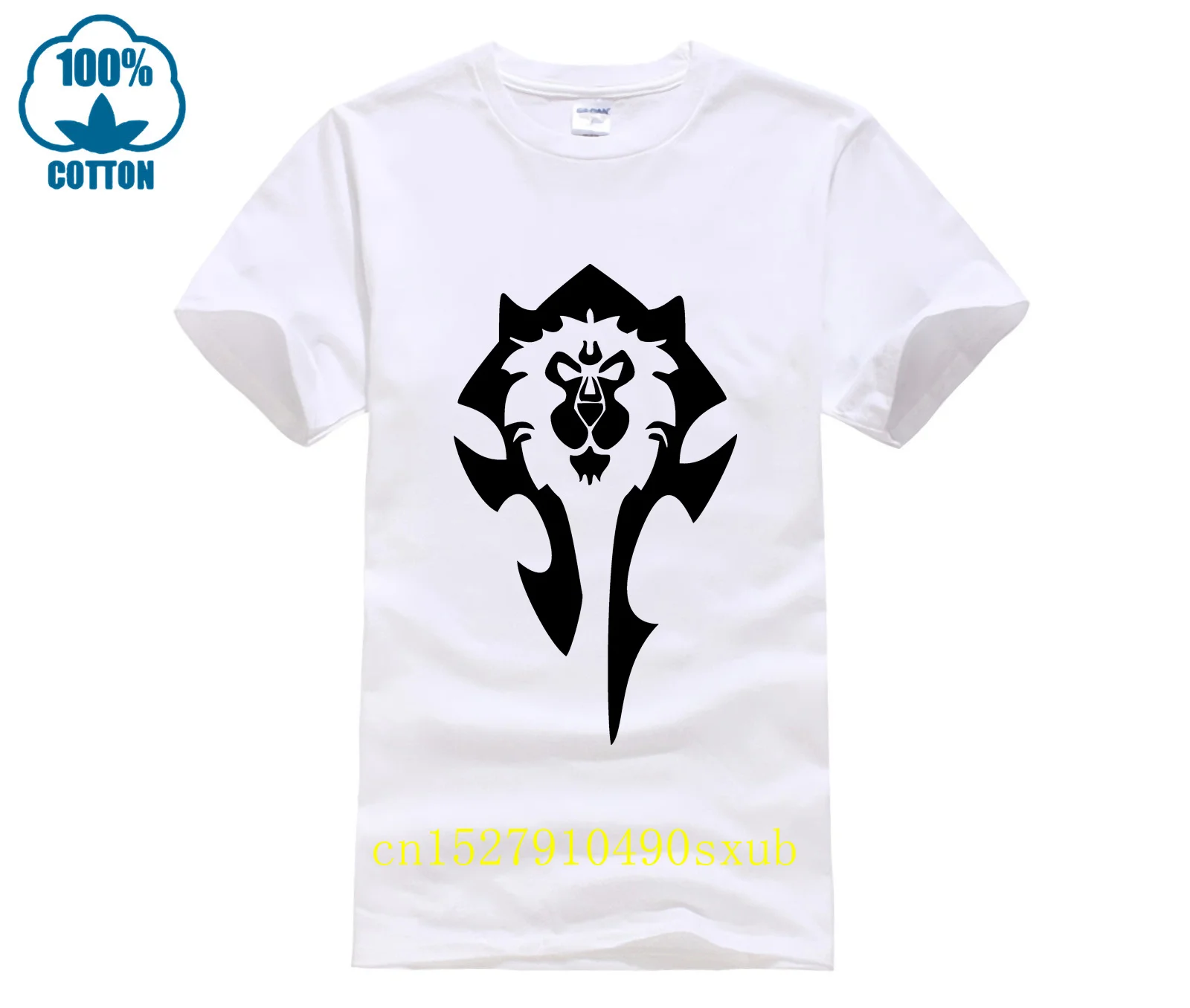 T-Shirt Da Uomo Cartoon Fun T-Shirt Alliance Logo Vector Wow Alliance Quality Fashion Maglietta Da Uomo A Maniche Corte
